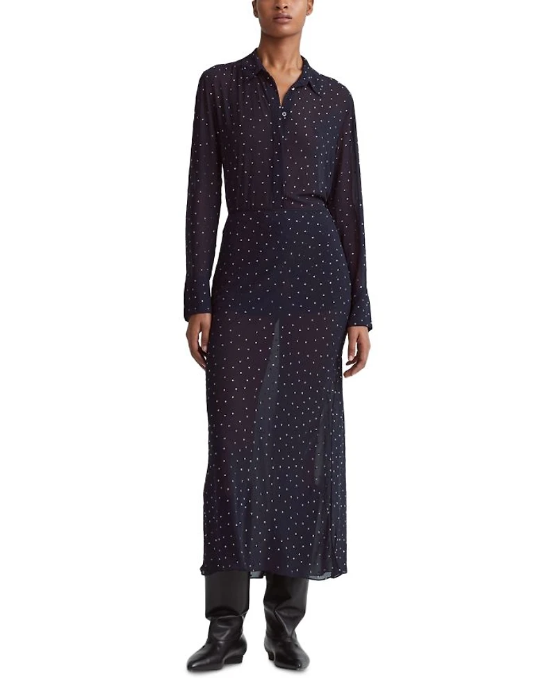 Chika Silk Embellished Shirt