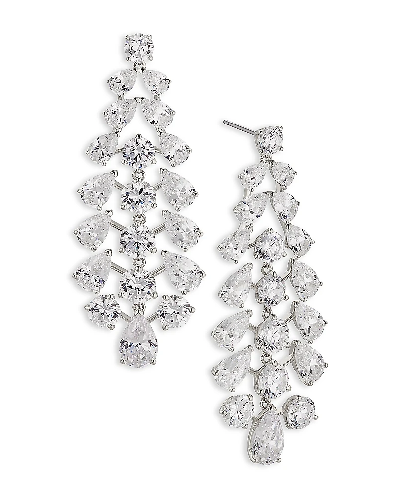 Nadri Halle Cubic Zirconia Statement Earrings