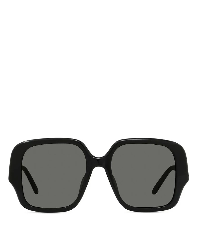 Thin Square Sunglasses, 54mm