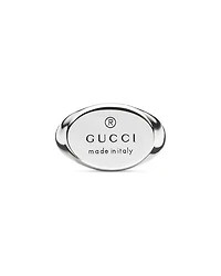 Sterling Silver Trademark Oval Ring