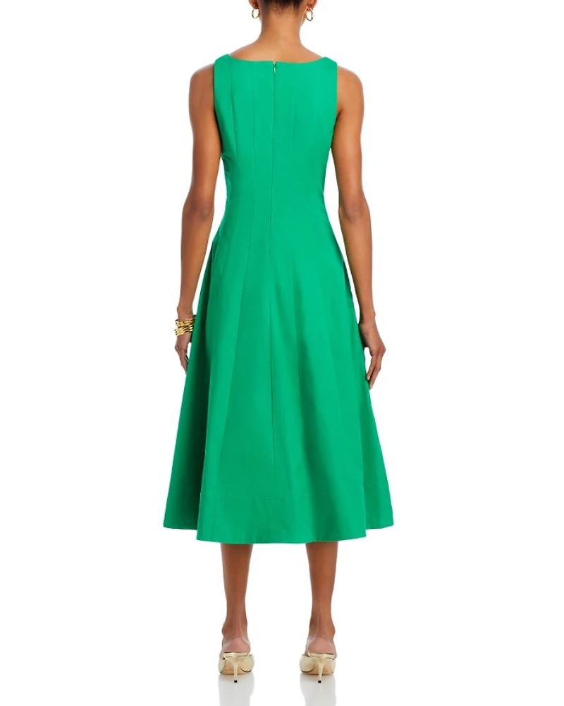 Paneled Midi Dress