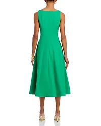Paneled Midi Dress
