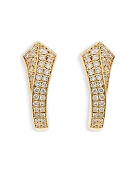 18K Yellow Gold Via Fiori Chiari Diamond Earrings, 0.82 tcw - Exclusive, Italy Campaign