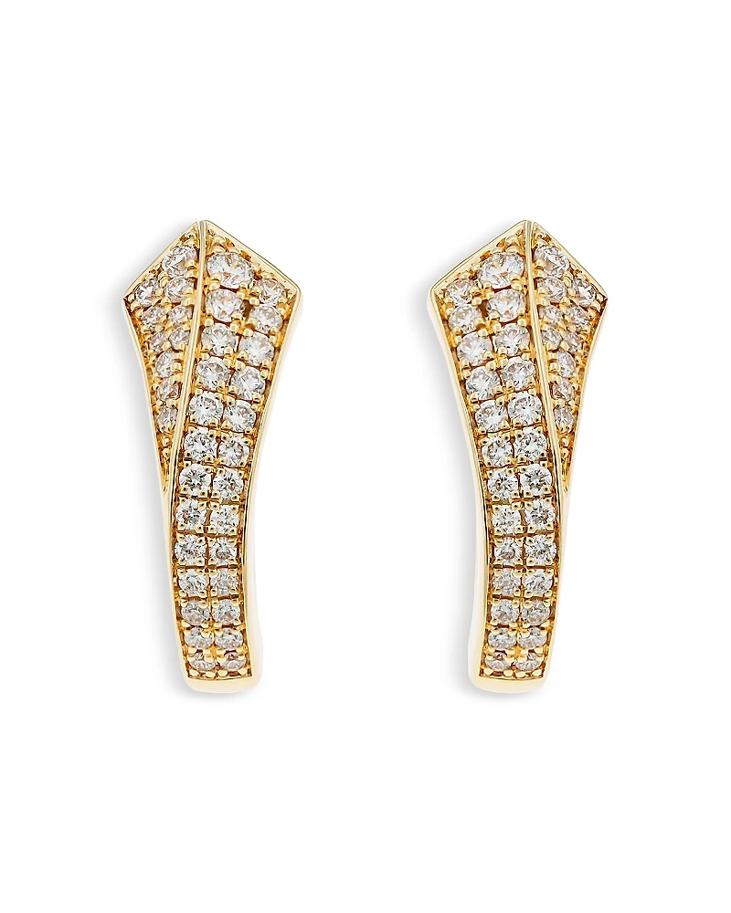 Alberto Milani 18K Yellow Gold Via Fiori Chiari Diamond Earrings, 0.82 tcw - Exclusive, Italy Campaign