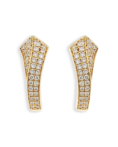 Alberto Milani 18K Yellow Gold Via Fiori Chiari Diamond Earrings, 0.82 tcw - Exclusive, Italy Campaign
