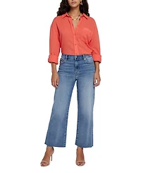 High Rise Cropped Wide Leg Alexa Jeans Heidi