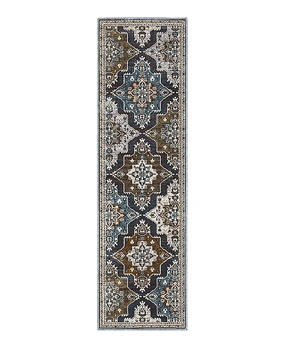 Oriental Weavers Ellington ELL07 Runner Area Rug, 2'3 x 7'6