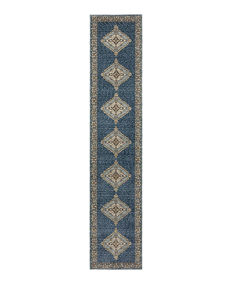 Oriental Weavers Andorra 2430A Runner Area Rug, 2'6 x 12'