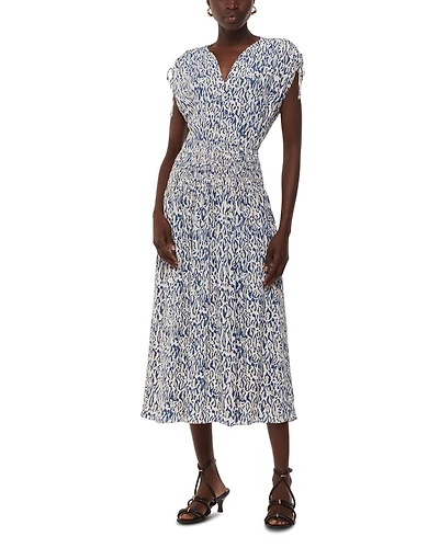 Flaming Leopard Print Dress