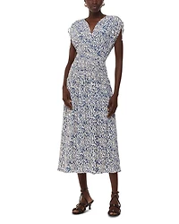 Flaming Leopard Print Dress