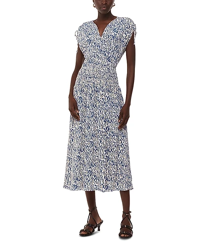 Whistles Flaming Leopard Print Dress