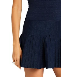 Audrina Metallic Knit Dress