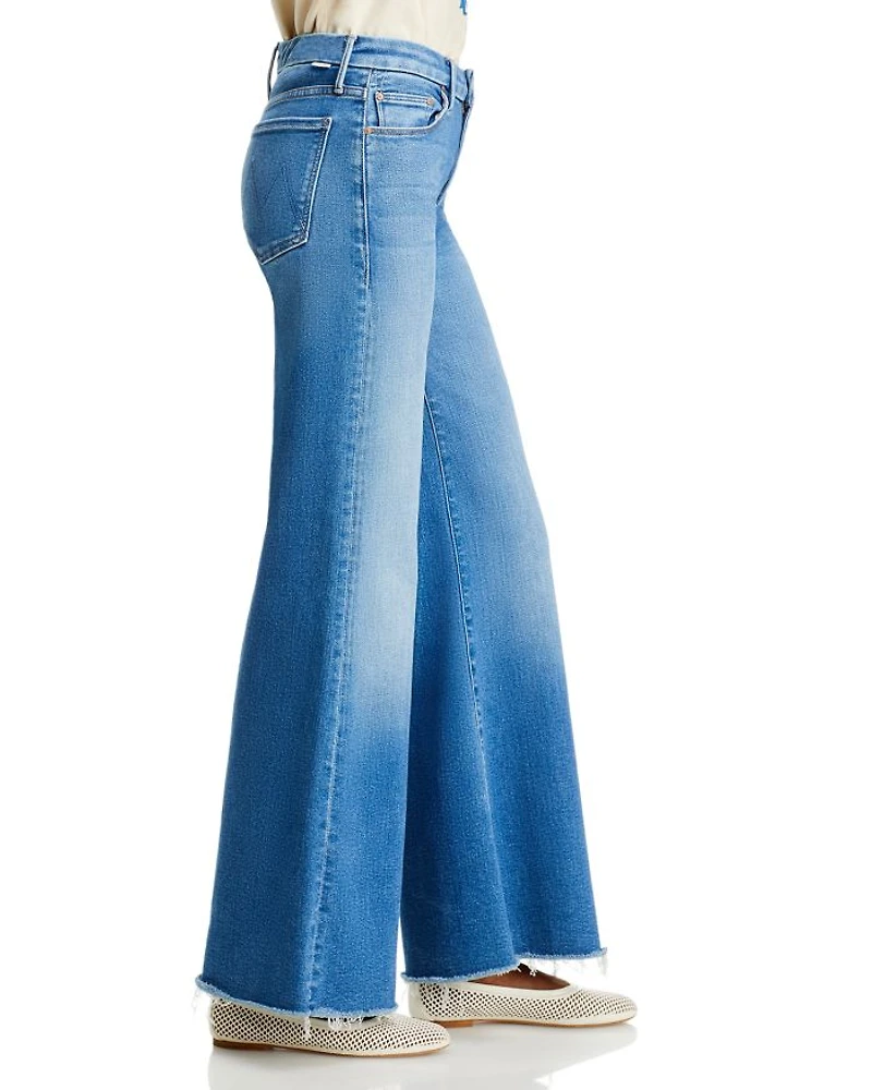 The Roller High Rise Wide Leg Jeans Work Hard Play