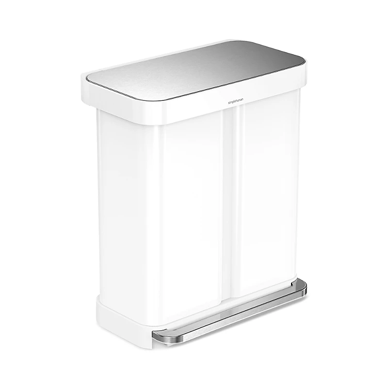 simplehuman Dual Compartment Step Can