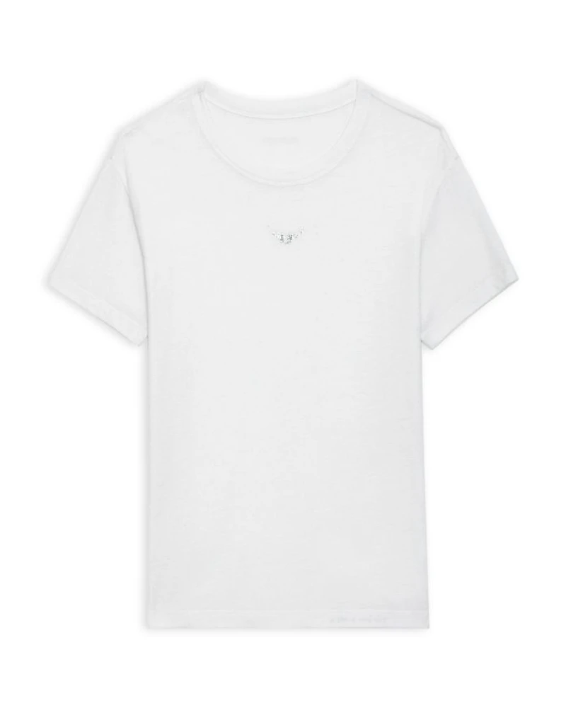 Mar Rhinestone Wings Tee