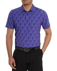 Robert Graham Iron Skull 2 Printed Regular Fit Polo Shirt