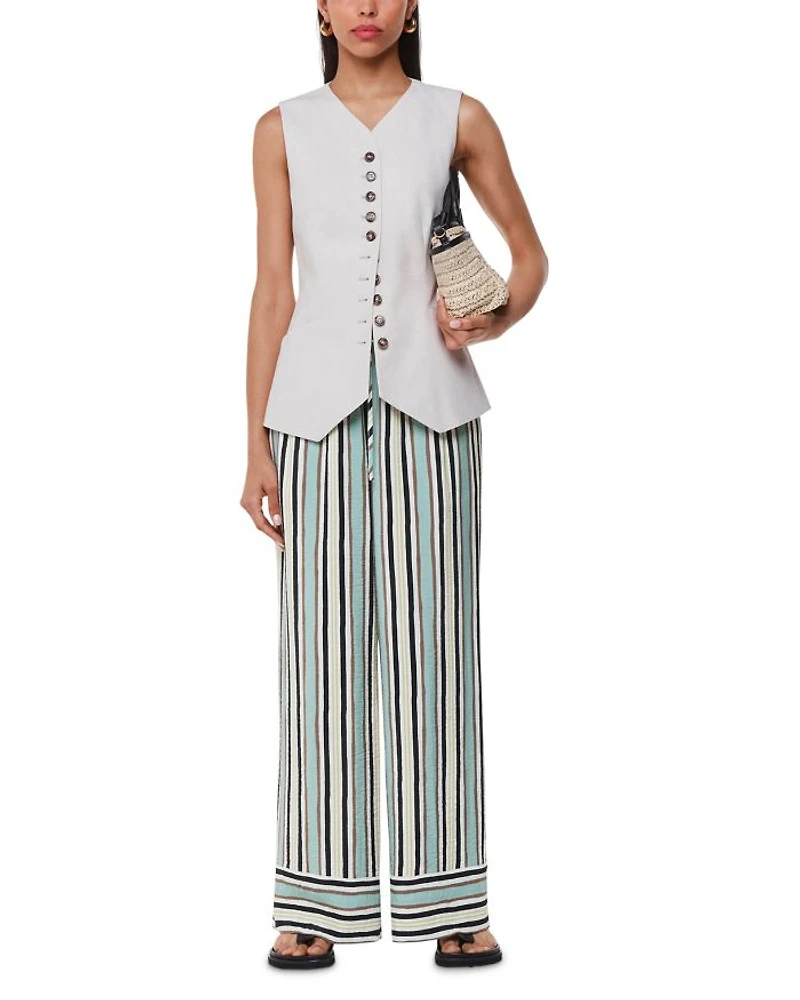 Nicola Striped Wide Leg Pants