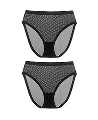 Sheer High Cut Highwaisted 2-Pack