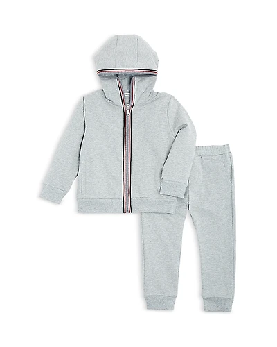 Moncler Boys' Tricolor Zip Hoodie & Jogger Pants Set - Baby, Little Kid
