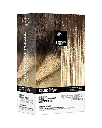 Igk Hair Color Bright One Step Bleach & Color Kit