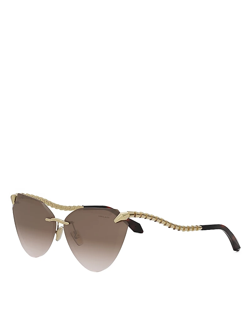 Bvlgari Serpenti Cat Eye Sunglasses, 65mm