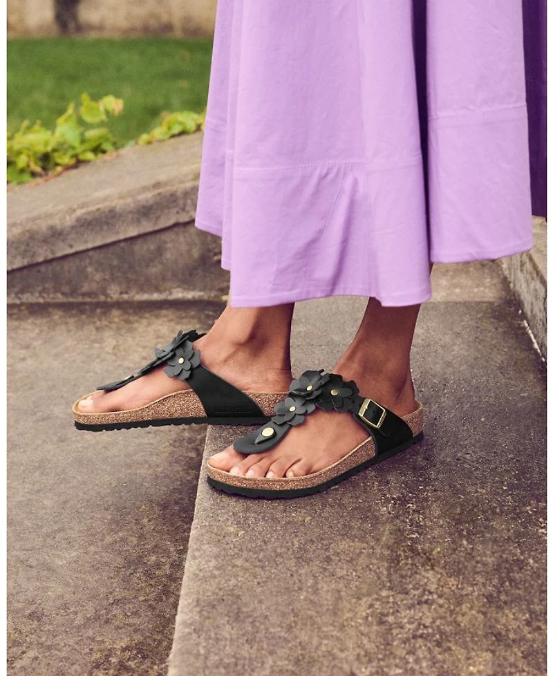 Women's Gizeh Flowers Thong Sandals
