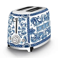 Dolce & Gabbana 50's Retro Style Aesthetic Blu Mediterraneo 2 Slice Toaster