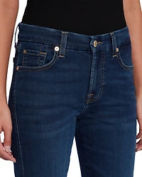 Kimmie Mid Rise Straight Leg Jeans Rinsed Indigo
