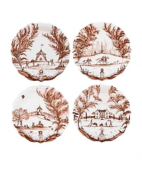 Country Estate Harvest Party Plate Assorted Set of 4
