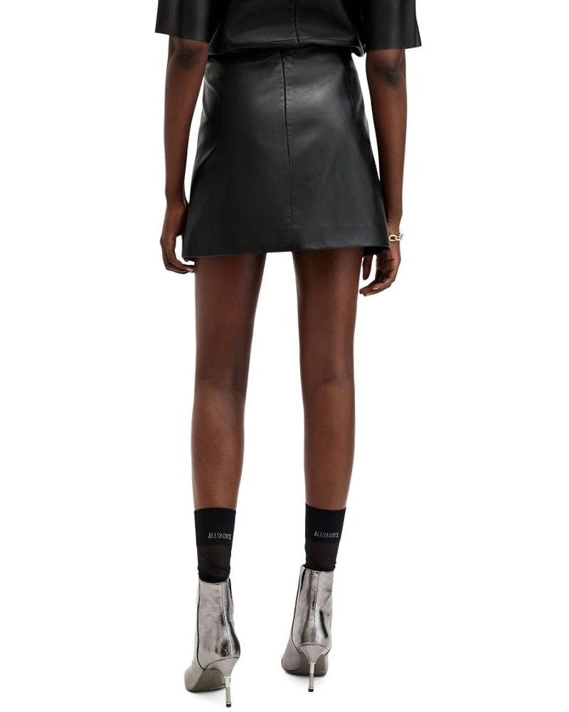 Renai Leather Skirt