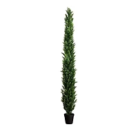 Nearly Natural 10' Uv Resistant Artificial Cedar Pine Tree (Indoor/Outdoor)