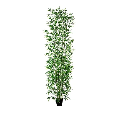 Nearly Natural 12' Artificial Green Bamboo Tree