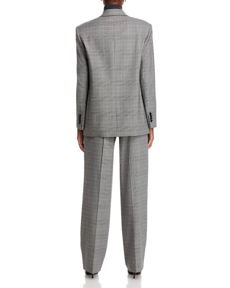 Juseka Plaid Blazer