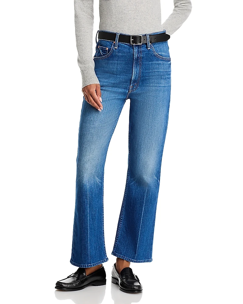 Mother The Scooter High Rise Ankle Bootcut Jeans