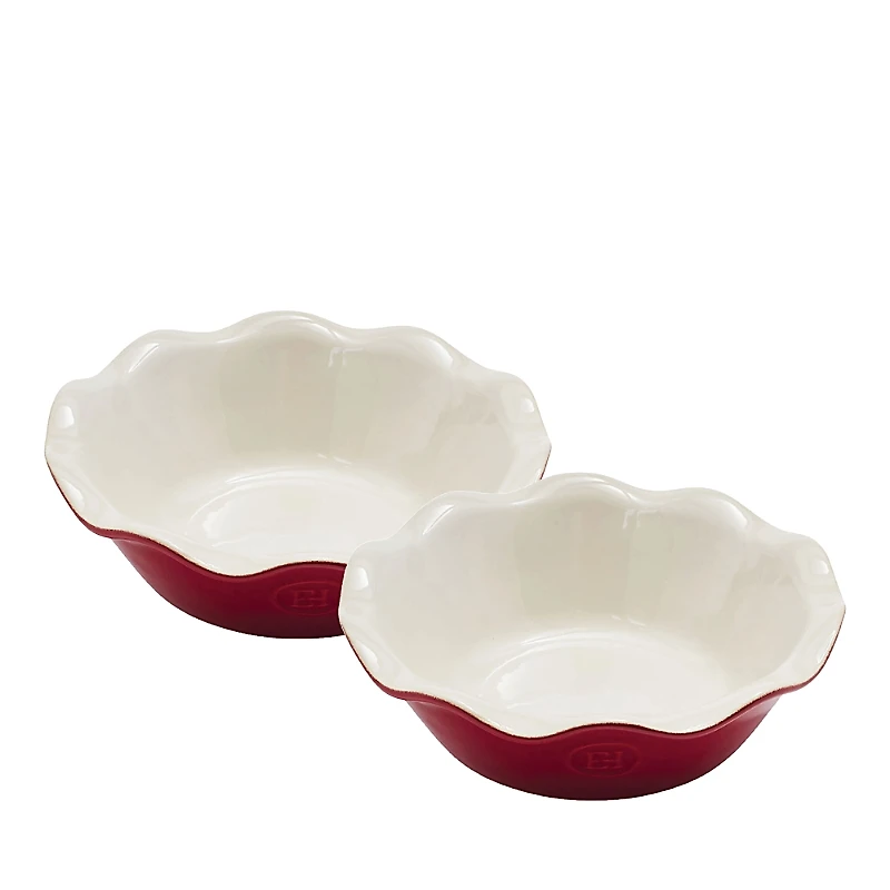 Emile Henry Set of 2 Mini Pie Dishes