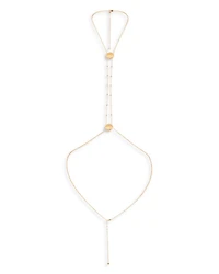 Scallop Shell & Crystal Body Chain
