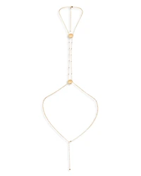 Ettika Scallop Shell & Crystal Body Chain