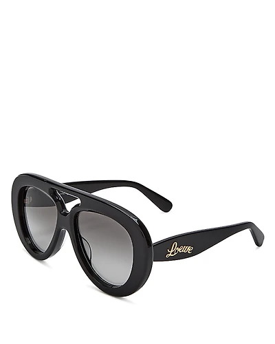 Loewe Aviator Sunglasses, 55mm
