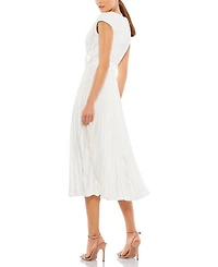 Pleated Midi Dress