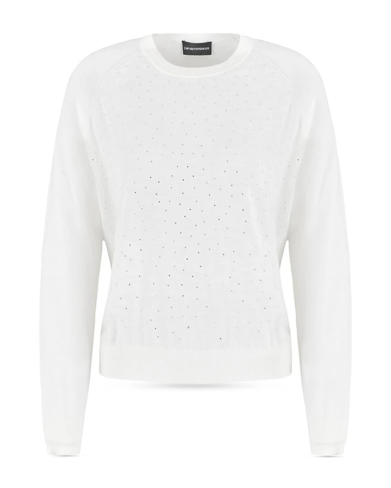 Embellished Wool Sweater