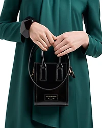 Crepe Satin Drape Front Dress