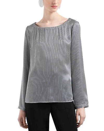 Striped Silk Blouse