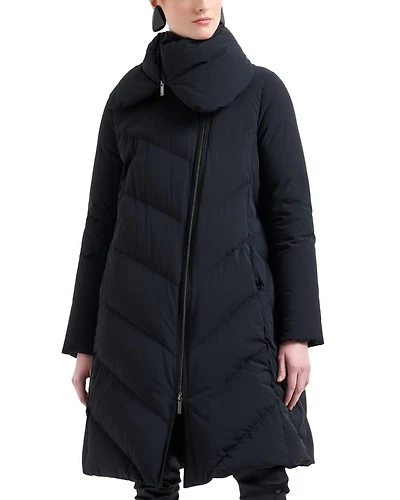 Pillow Collar Puffer Coat