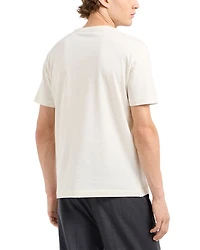 Pure Cotton Jersey Tee With Embroidered Anchor Logo