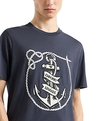 Embroidered Anchor Logo Tee