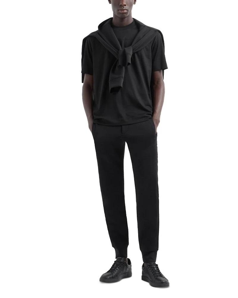 Pima Cotton Embossed Logo Tee