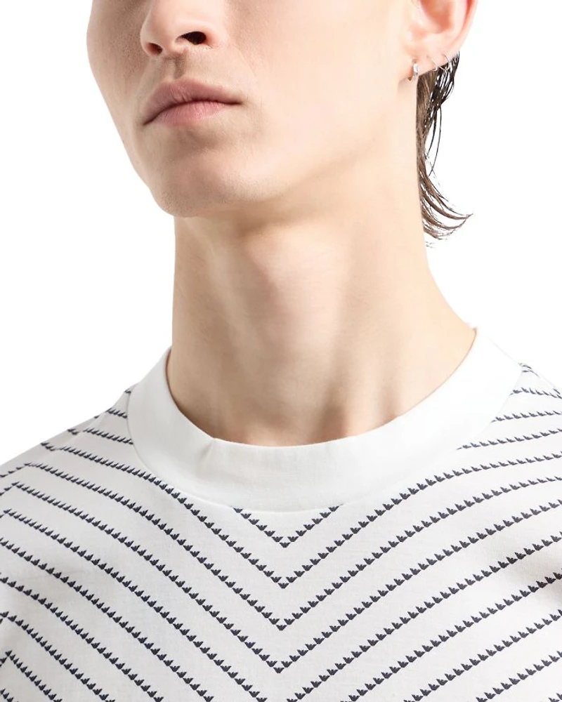 Micro Eagle Chevron Print Tee