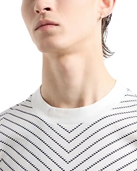 Micro Eagle Chevron Print Tee