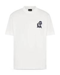 Embroidered Bulldog Tee