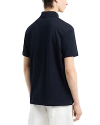 Mercerized Cotton Piquet Bulldog Embroidery Polo